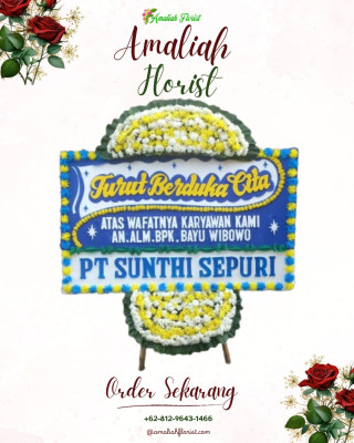 Papan Bunga Duka di Rawa Makmur