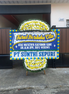 Papan Bunga Duka di Rawa Makmur