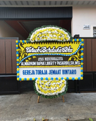 Papan Bunga Duka di Rawa Makmur
