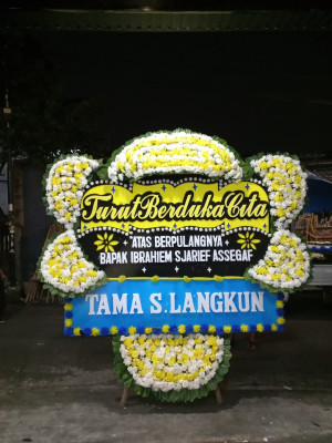 Papan Bunga Duka di Rawa Makmur